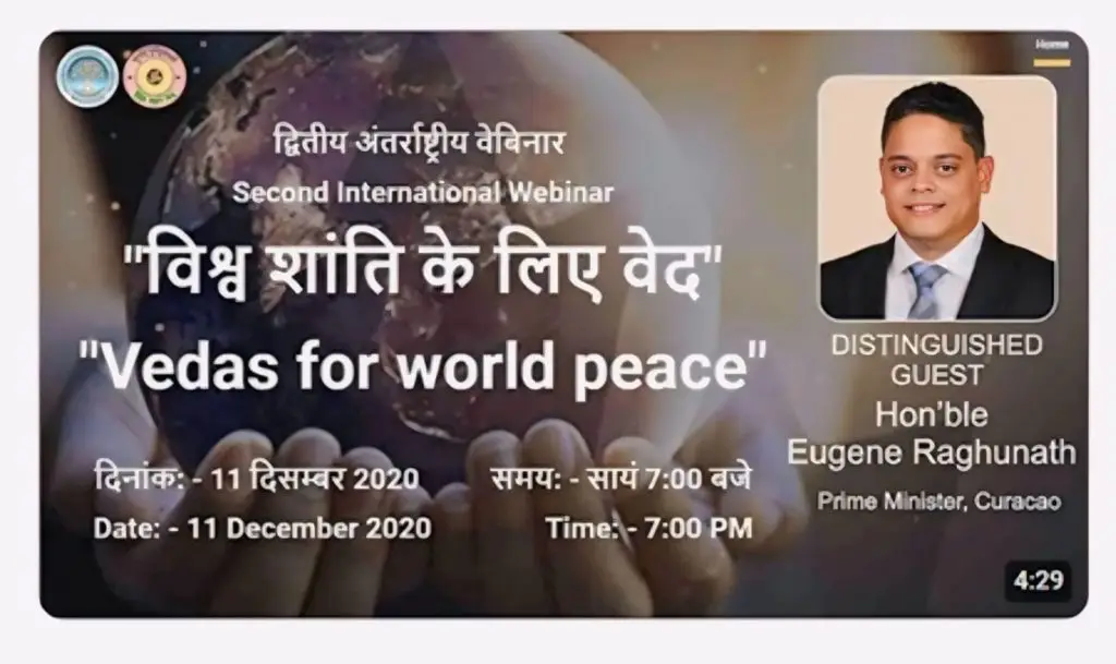 Curacao Prime Minister Eugene Rhuggenaath